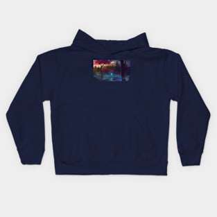 deep in the forest Kids Hoodie